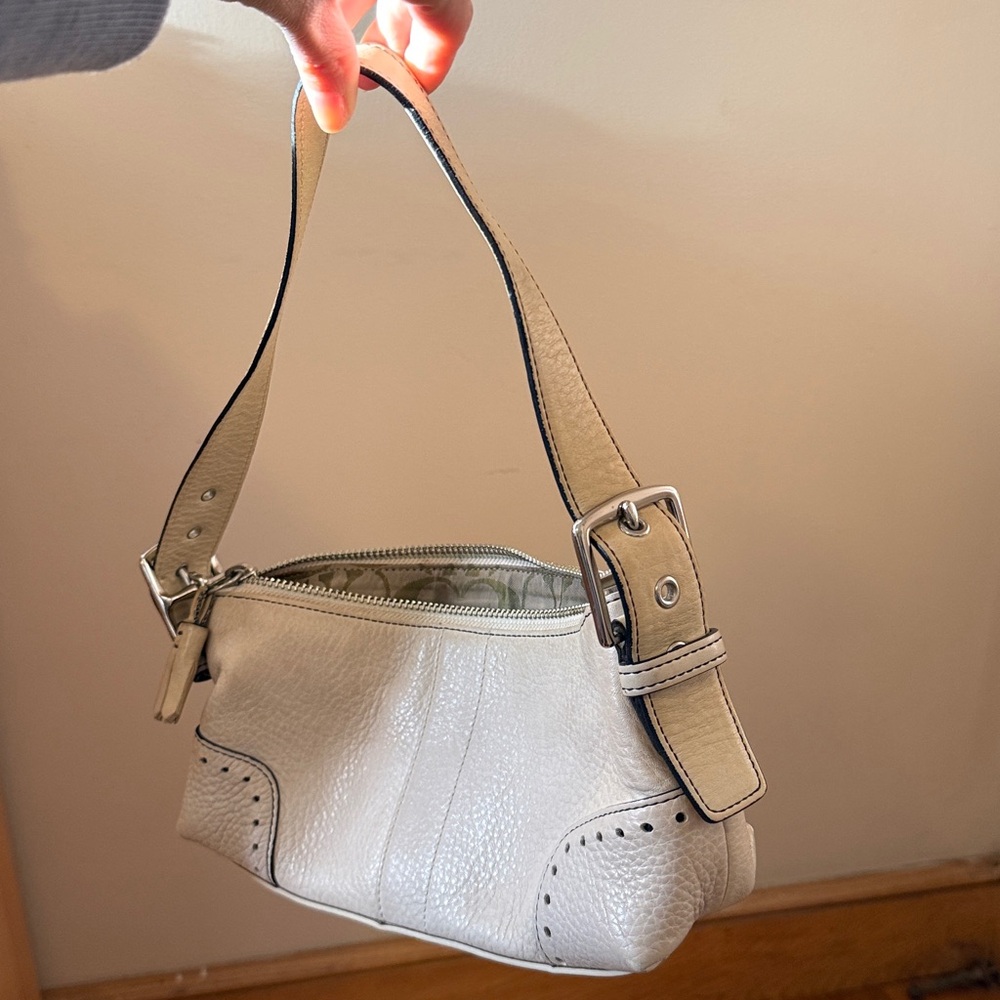 Coach Cream Shoulder Bag